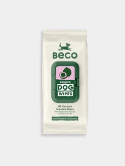 80 Lingettes Lavantes Pour Chien - Compostables - Noix De Coco 🥥