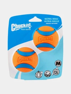 Lot De 2 Balles En Caoutchouc Pour Chien - Chuck It! - Taille M