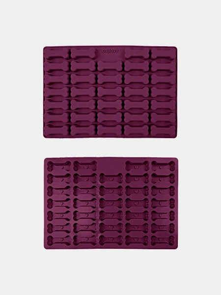 Moule En Silicone Pour Friandises - 34 Maxis Os - Violet – Image 2