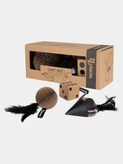 Coffret Cadeau - 3 Jouets En Carton Pour Chat - District70