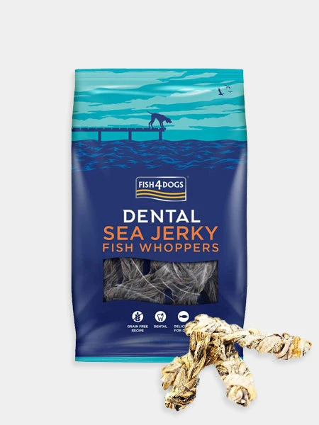 Maxi Peau De Poisson Tressée à Mâcher - Fish Whoppers - Fish4Dogs