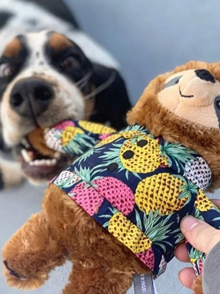 Peluche Originale Pour Chien - Paresseux Chill 🦥🏖️ - Fringe PetShop – Image 2