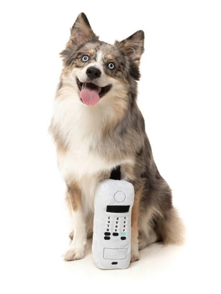 Peluche Rétro Pour Chien - Téléphone The Brik ☎️ - FuzzYard – Image 2