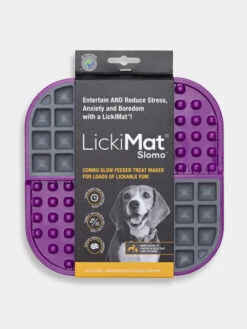 Plateau D'enrichissement Et De Léchage LickiMat Slomo - Violet