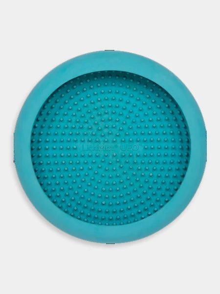 Bol D'enrichissement Et De Léchage Avec Ventouses LickiMat UFO - Turquoise – Image 2