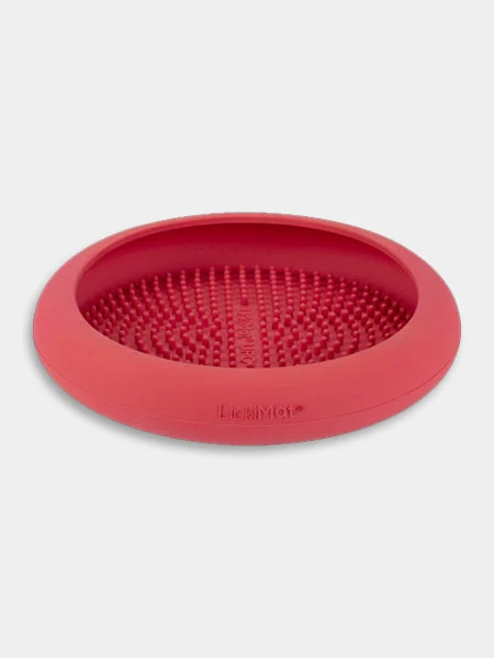 Bol D'enrichissement Et De Léchage Avec Ventouses LickiMat UFO - Rose