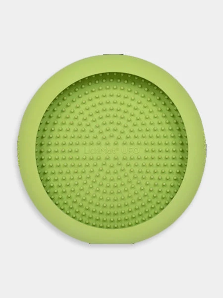 Bol D'enrichissement Et De LĂ©chage Avec Ventouses LickiMat UFO - Vert â Image 2