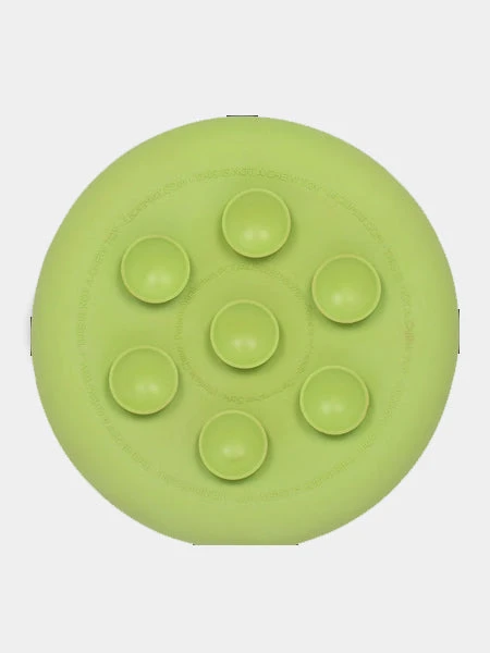 Bol D'enrichissement Et De LĂ©chage Avec Ventouses LickiMat UFO - Vert â Image 3