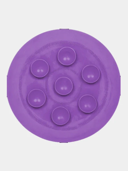 Bol D'enrichissement Et De Léchage Avec Ventouses LickiMat UFO - Violet – Image 4