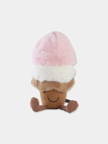 Peluche Toute Douce Pour Chien - Cornet De Glace 🍦 - Nandog
