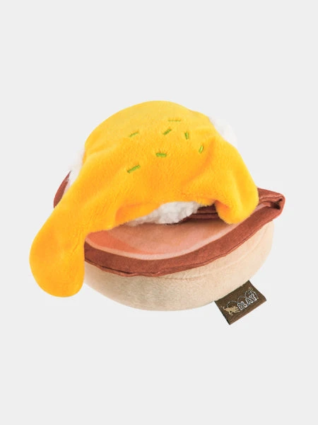 Jouet En Peluche Pour Chien - Barking Brunch - Oeuf Bénédicte 🥓🥚 - Pet PLAY – Image 3