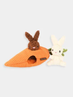 Peluche Pour Chien - Hippity Hoppity - Funny Bunnies 🥕