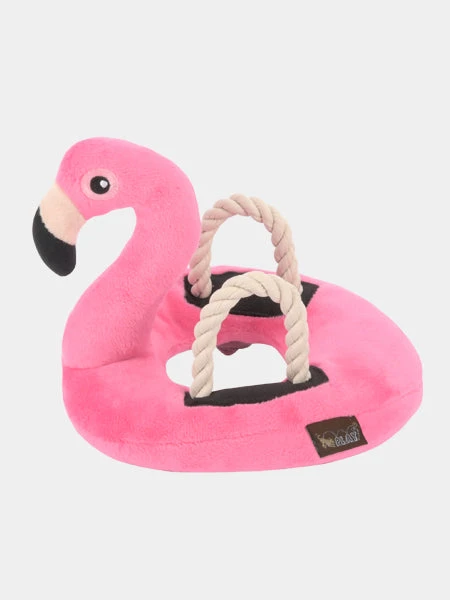 Jouet En Peluche Pour Chien - Tropical Paradise - BouĂ©e Flamant Rose đŠ© - Pet PLAY â Image 2