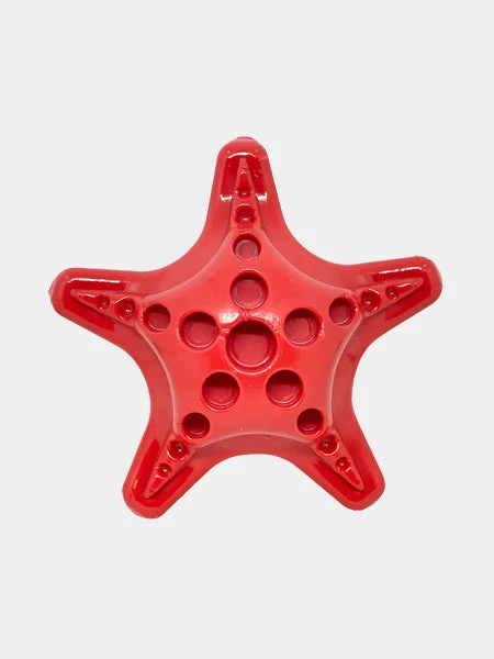 Jouet à Mâcher Ou à Lécher - étoile De Mer Rouge - SodaPup