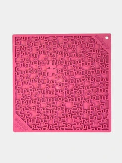 Tapis De Léchage Pour Chien Et Chat - Puzzle Rose - SodaPup