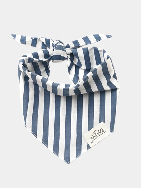 Bandana Pour Chien - Motif Harbour Ă Rayure - The Paws
