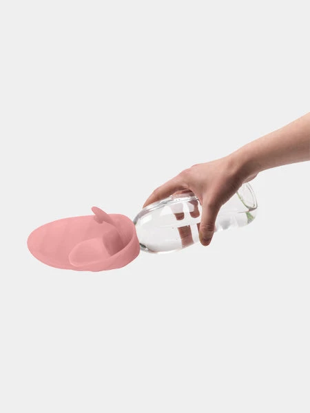 Gourde Et Distributeur D'eau Portable Leaf - Rose - United Pets – Image 2