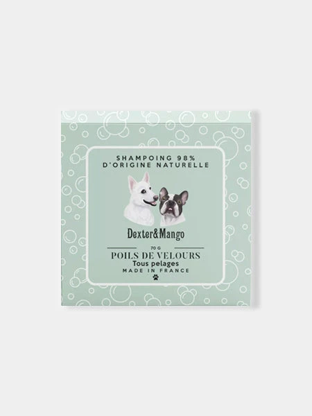 Shampoing Solide Peau Fragile - Poils De Velours - Dexter & Mango