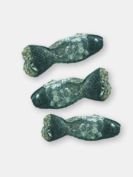 Lot De 3 Sticks De Morue Krill Et Spiruline En Forme De Poisson - Icepaw