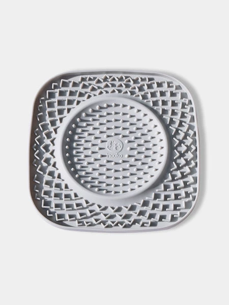 Tapis De Léchage 🍽️😋 Pour Chien Et Chat - YoomY Plate - Gris - Inooko