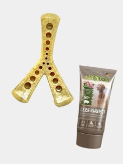 Tube De Pâté Wildborn 🐖 + Wishbone De SodaPup - Occupation Pour Chien