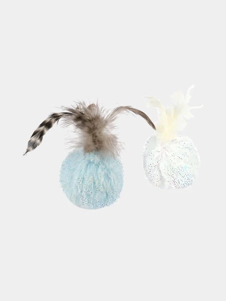 Lot De 2 Balles Pour Chat - Herbe Ă Chat Biologique - Pet PLAY
