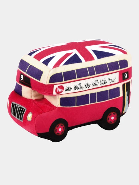 Jouet En Peluche Pour Chien - Canine Commute - Bus Londonien - Pet PLAY