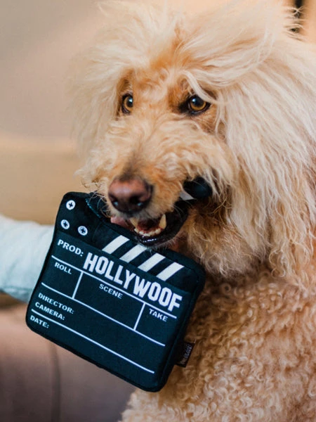 Jouet En Peluche Pour Chien - Hollywoof Cinema - Clap De Cinéma - Pet PLAY – Image 2