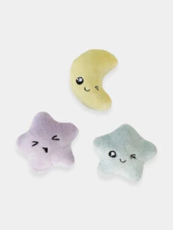 Lot De 3 Jouets Avec Herbe Ă Chat - Etoile Et Lune - Petstages
