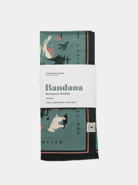 Bandana En Coton - Northwest Wildlife - The Landmark Project – Image 4