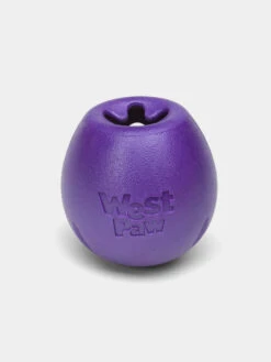 West Paw Jouet Interactif Puzzle Pour Chien - Rumbl Zogoflex - Violet - Eco-friendly