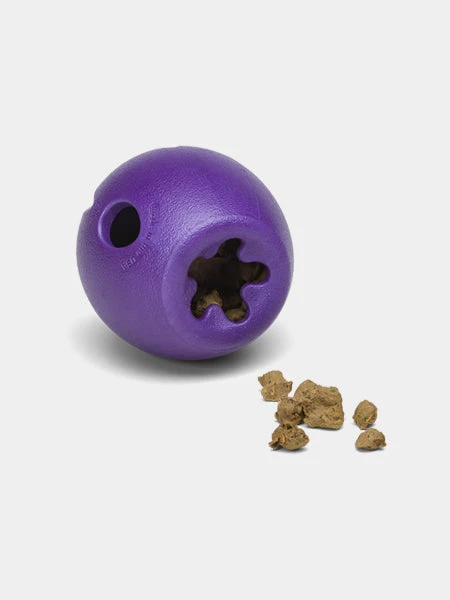 West Paw Jouet Interactif Puzzle Pour Chien - Rumbl Zogoflex - Violet - Eco-friendly â Image 3