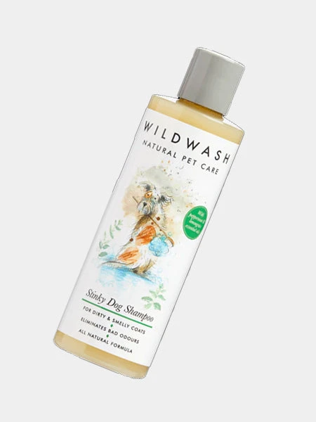 Shampoing Pour Chien Désodorisant - Stinky Dog - Menthe Et Citronnelle - Wildwash – Image 2