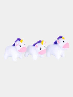 Lot De 3 Mini Peluches Pour Chien - Licorne - Zippy Paws