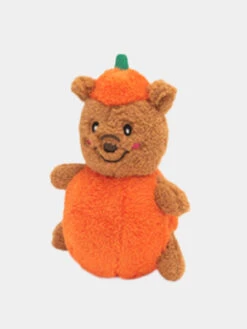 Peluche Pour Chien Cheeky Chumz - Ours Citrouille 🐻🎃 - Zippy Paws