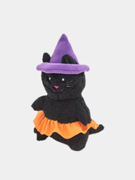 Peluche Pour Chien Cheeky Chumz - Chat Sorcière 🧙♀️🐈⬛ - Zippy Paws